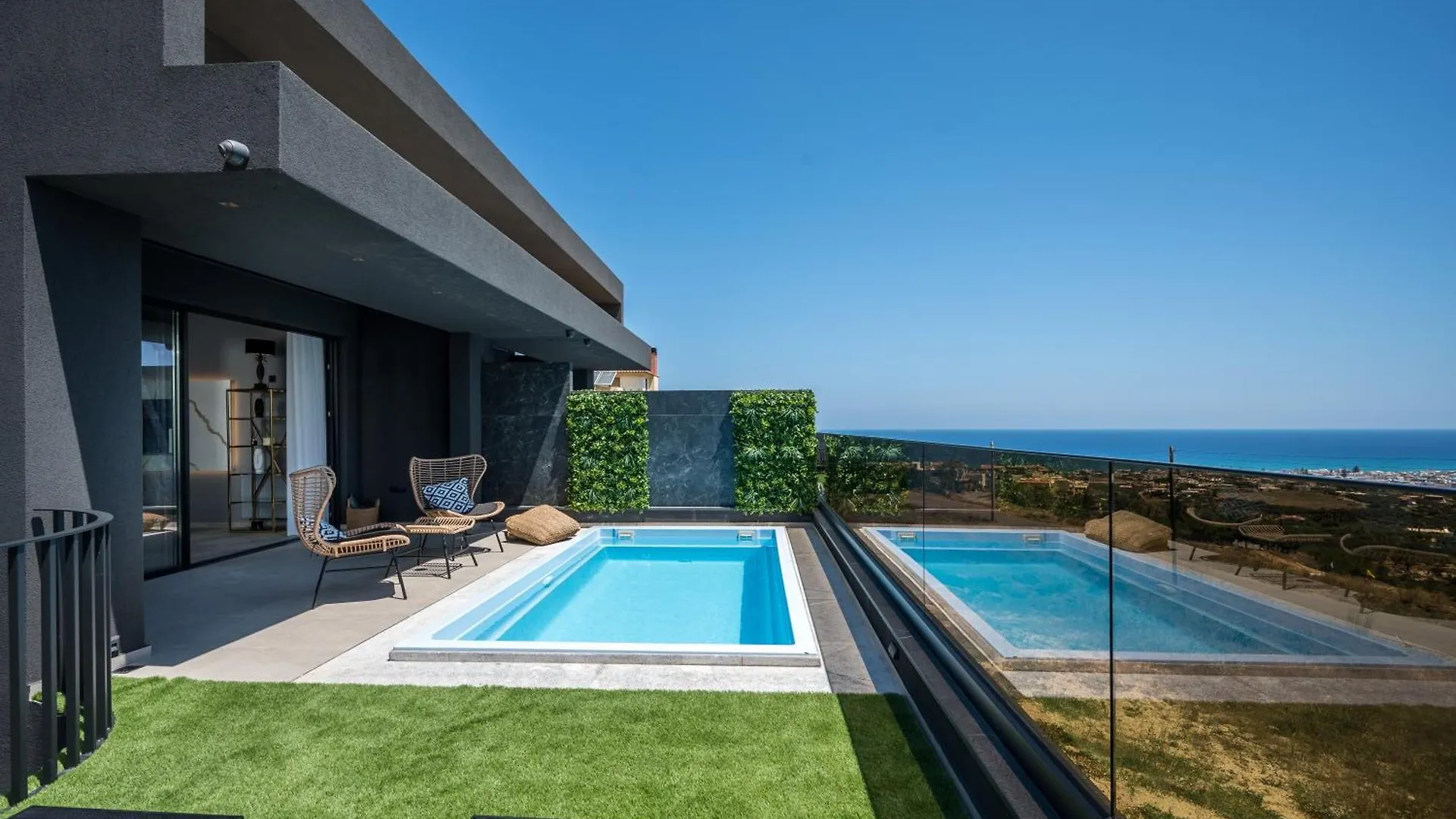 Villa Lia ,4 Bedroom With Private Pool & Sea View Kokkini Hani